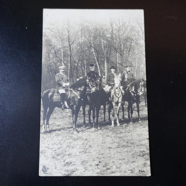 CPA Photo Card of / The Kaiser IN Horse With 3 Cavaliers
