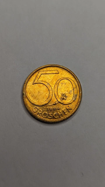 [🇦🇹Austria] - 50 Groschen (1984) High Grade Coin