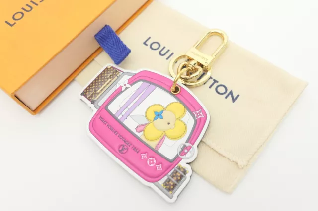 Louis Vuitton MP2975 Mini Keepall Bag Charm Porte Cles Watercolor