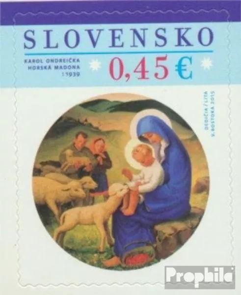 Slovakia 776 (complete issue) unmounted mint / never hinged 2015 christmas