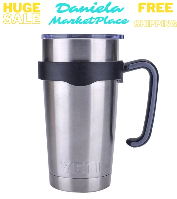 Tumbler Handle for 20 Oz Yeti Rambler Cooler Cup Rtic Mug Sic Ozark Trail Grip