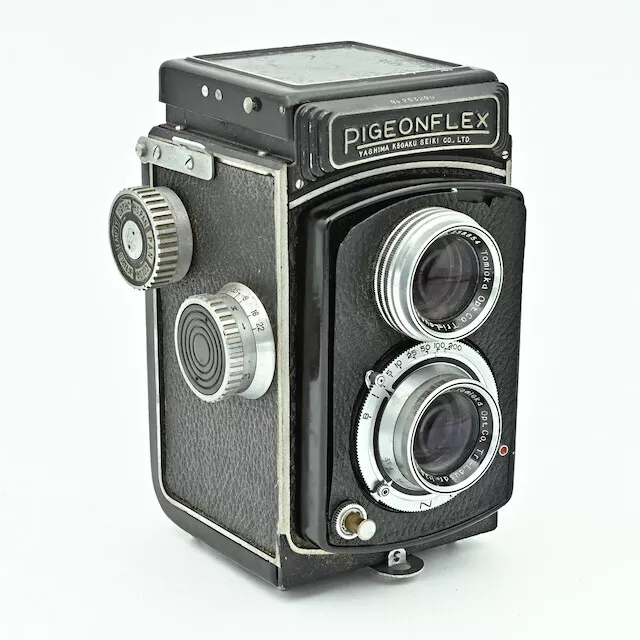 💙 Super Rare 1953 Yashica PIGEONFLEX (Yashima Kogaku Seiki) Twin Lens TLR 120