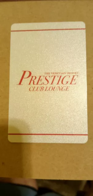 las vegas casino, Venetian 'Prestige' hotel room key