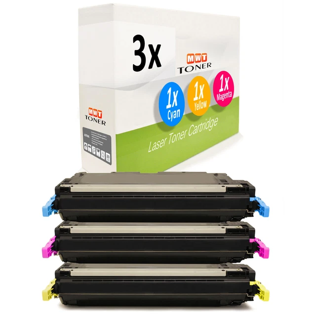 3 cartucce sostituite Canon 717C 717M 717Y CRG-717C CRG-717M CRG-717Y