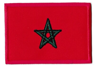 Ecusson Thaïlande Thai éléphant petit thermocollant patch drapeau 45x30mm brodé 