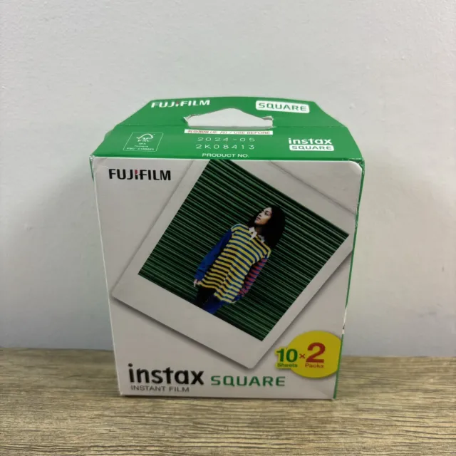 2 x Película instantánea mini color Fujifilm Fuji Instax paquete doble de 2 x 10 tomas (Reino Unido)