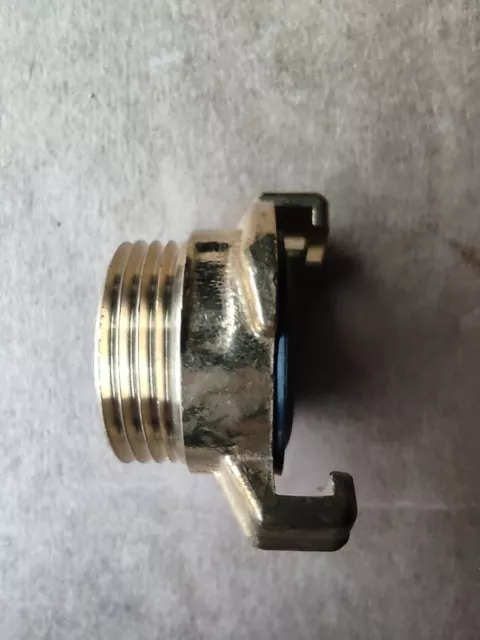 Messing GEKA-Kupplung mit 1" Außengewinde