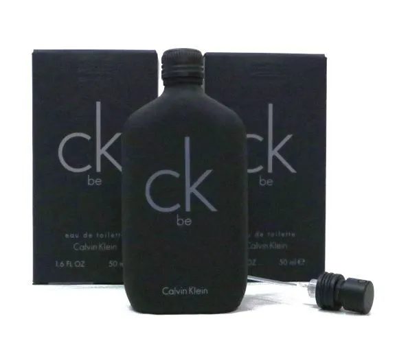 2 x Calvin Klein Be Unisex Eau de Toilette Spray 50ml, 2er Pack (2 x 50 ml)
