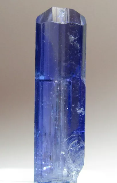 Unbelievable Intense Elongated Unheated  Gem Tanzanite Crystal!!! Tanzania