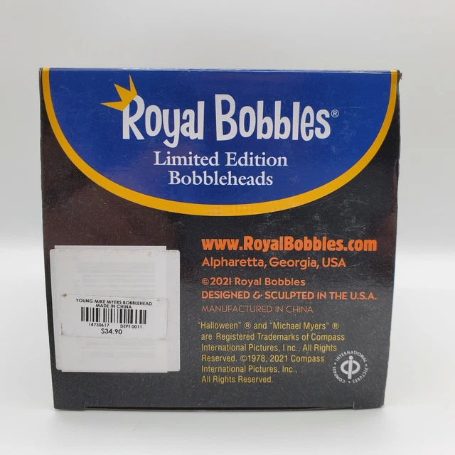 Royal Bobbles Halloween Young Michael Myers Clown Suit Horror Figure Bobblehead 6