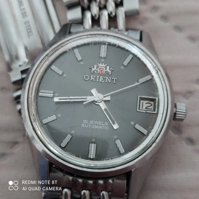 ORIENT 21 JEWELS Automatic Watch, Needs EUR 29