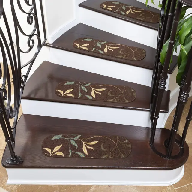 Alfombra de escalera alfombra para escalones de madera escalera antideslizante alfombra corredor de goma