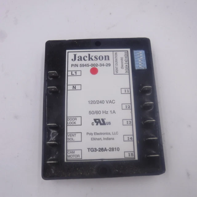 OEM Jackson Dalton 5945-002-34-29 TIMER,2810 208-240 VAPOR VENT 12CTN