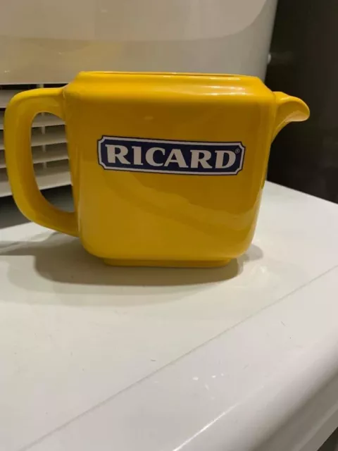 Pichet à eau jaune Ricard 1 litre - Ricard - LastDodo