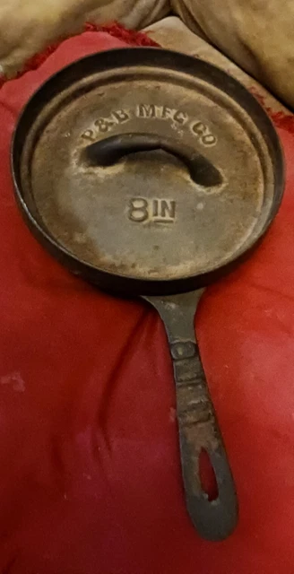 **AWESOME OLD 1800s P&B GATE MARKED CAST IRON SPIDER SKILLET  COLLECTORS POT *