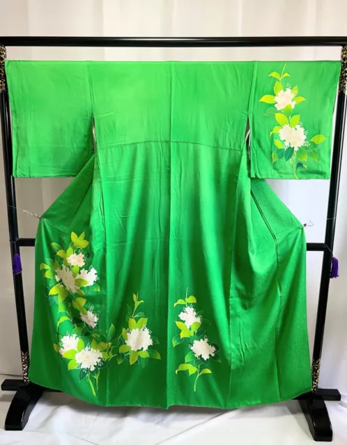 Vintage Japanese kimono - Beautiful Silk Kimono robe
