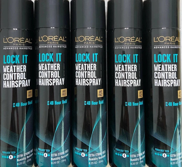 **NEW** LOT 10 L'oreal Paris Advanced Hairstyle Lock It Hairspray *Free