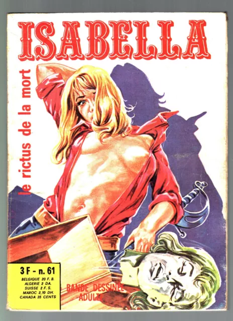 # ISABELLA n°61 # LE RICTUS DE LA MORT # 1974 ELVIFRANCE