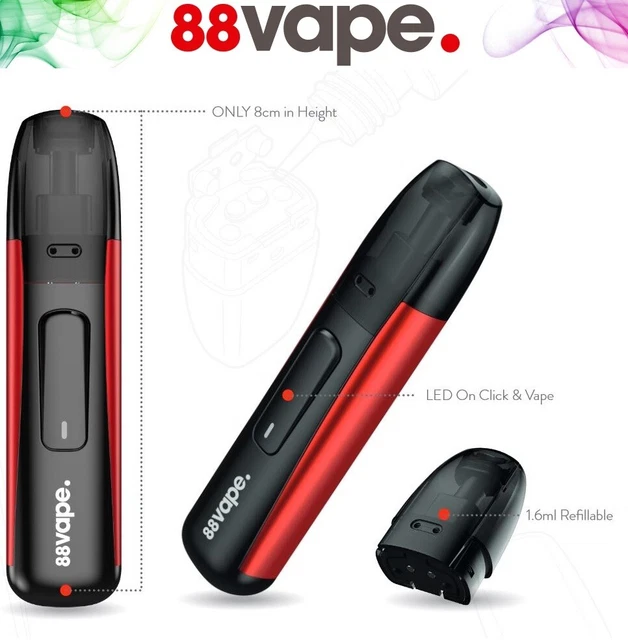 88VAPE VAPE PEN Pro Pod Juice Small ECigarette Vaping Starter Kit 420mAh  Battery £12.99