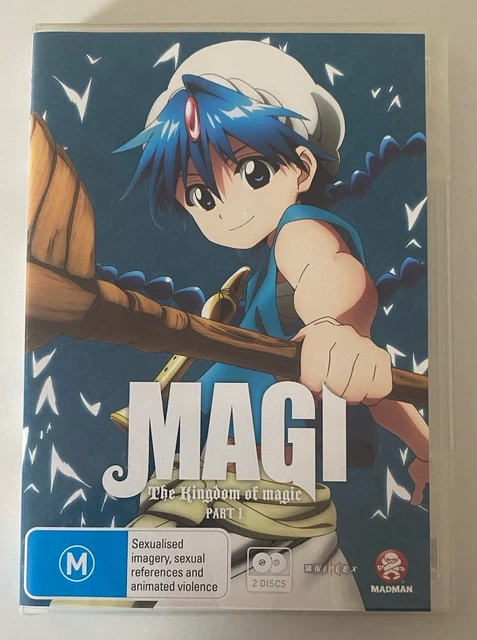 MAGI THE KINGDOM of Magic Part 1 Episodes 1-13 DVD 2-Disc Region 4 ...