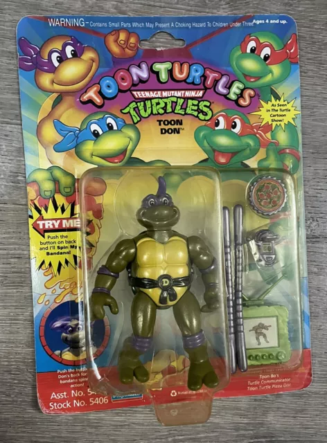 Teenage Mutant Ninja Turtles Toon Don Donatello Figure Playmates