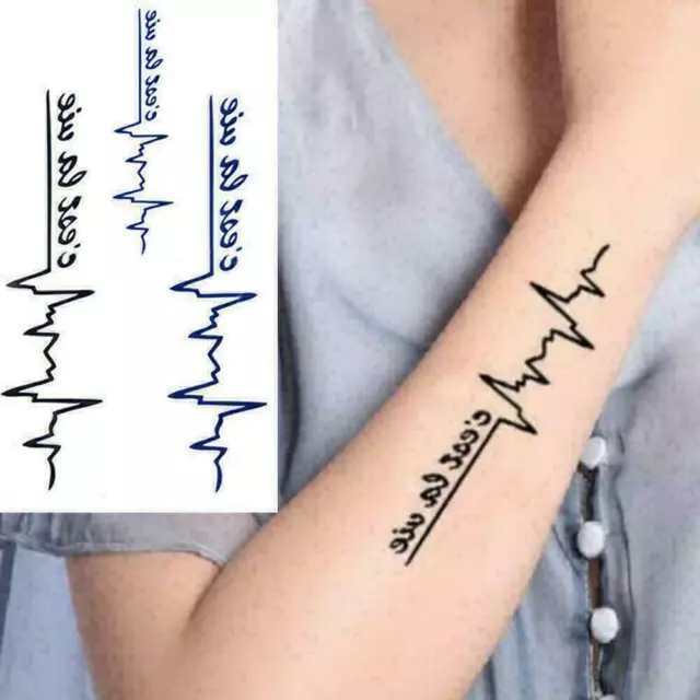 Pegatina impermeable tatuajes temporales brazo mujer falso I5V3 3