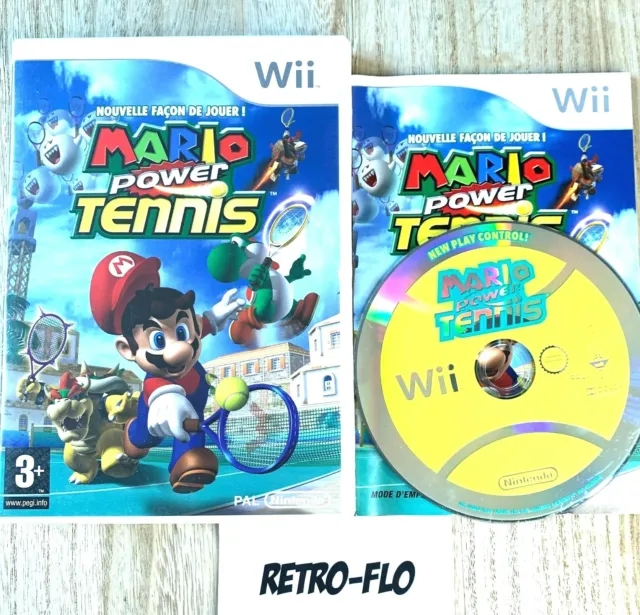 Mario Power Campo da Tennis - Gioco Nintendo Wii Completo Tbe (Vicino Del Nuovo