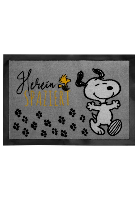 Alfombra Para Mascotas Para Perros Y Gatos, Comida Con Huesos, 39 X 58 Cm, Diseño De Tela Estampada En Color Azul