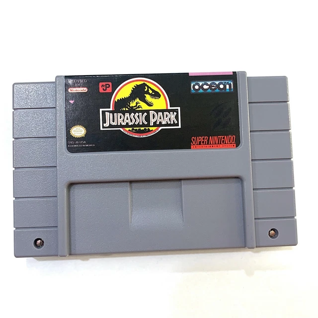 jurassic-park-super-nintendo-snes-game-tested-working-authentic-21-71-picclick