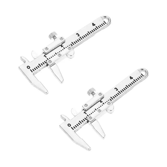 2 PCS Mini Vernier Caliper Home Goods Ornaments Decorations