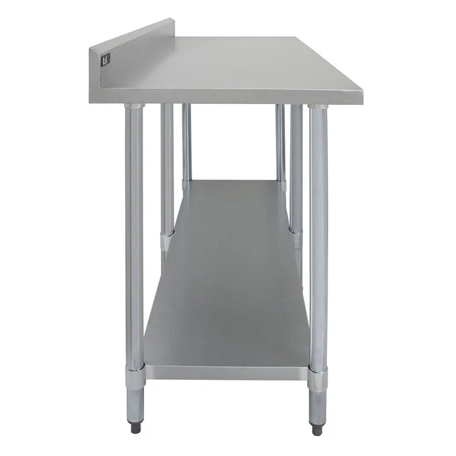 7FT Kitchen Work Bench Catering Table Commercial Stainless Steel Prep Surface