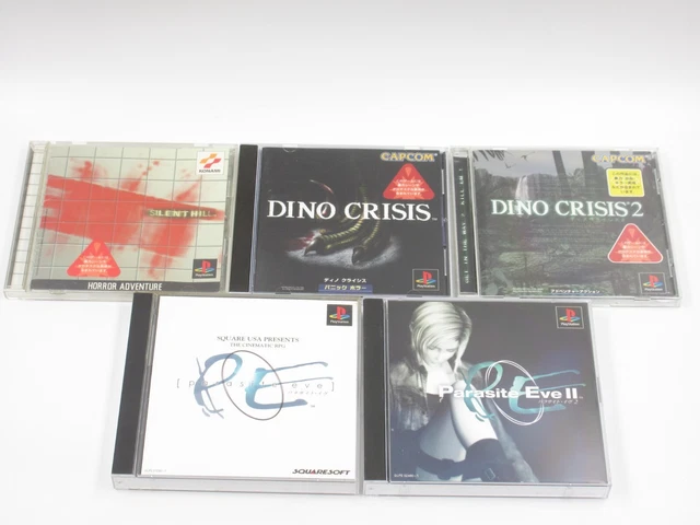 Parasite Eve Silent Hill Dino Crisis Konami Capcom Square PlayStation PS1 Japan