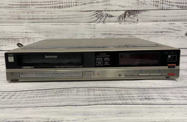 Vintage Sony SL-60 Betamax Video Cassette Recorder TESTED WORKING