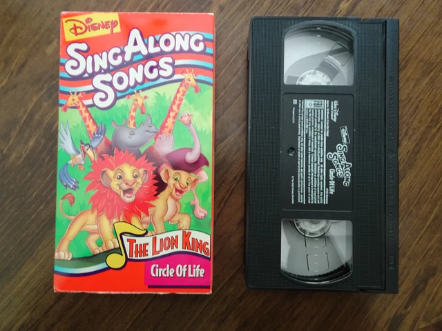 DISNEY'S SING ALONG Songs - The Lion King - Mulan - 5 Tapes (VHS, 1994 ...