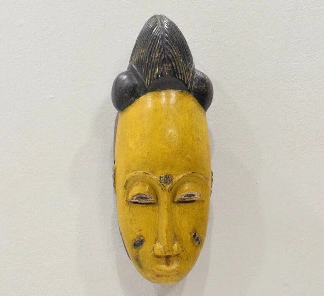 African Mask Baule Tribe Passport Mask Mali