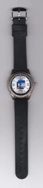 Montre Bracelet Femme Rochas Acier Inoxydable, Cadran Argenté, Cuir Noir, Automatique