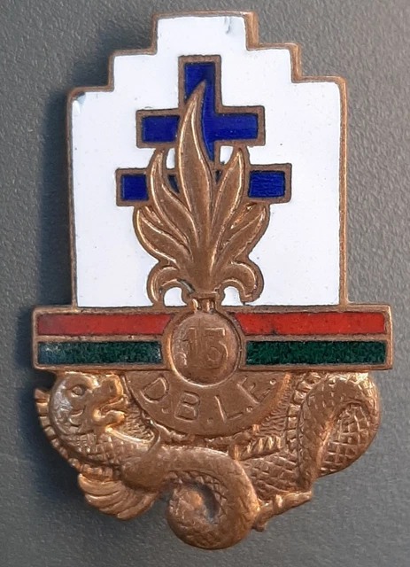 Insigne Légion Étrangère RMLE Indochine - Dragon 33mm - Neuf, Fabrication Française