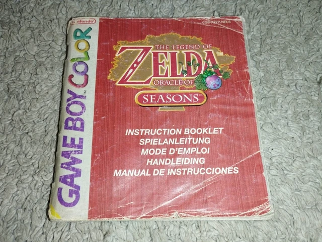 THE LEGEND OF Zelda Oracle of Ages CGB-AZ8J -GameBoy Color GB GBC