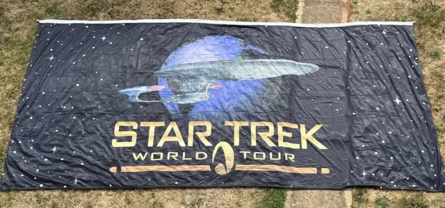Star Trek World Tour Advertising Starship Enterprise Backdrop/Banner 4mx2metres