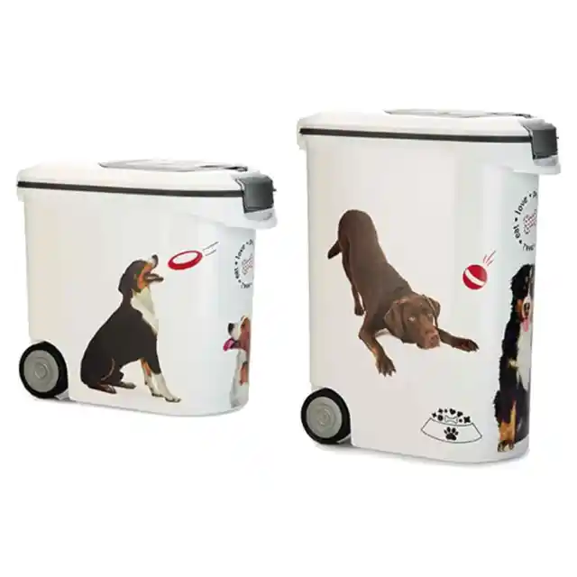 Curver Pet Food Container Dog with Wheels Pet Food Storage Box Plastic 35/54L vi