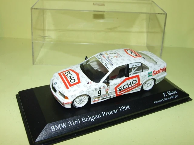 BMW 318 I BELGIAN PROCAR 1994 P. SLAUS MINICHAMPS 1:43 EUR 31,00 - FR