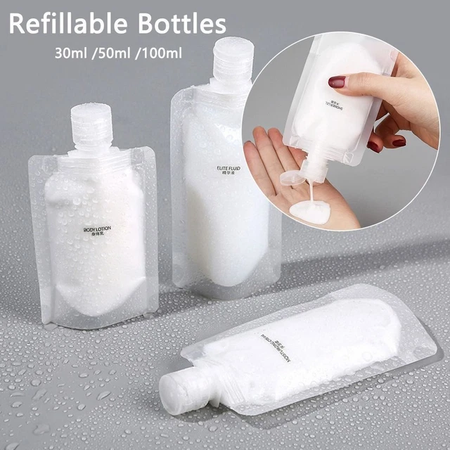 BAG TRANSPARENT LOTION SubPackaging Refillable Bottles Packing Bag