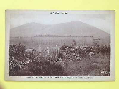 CPA Auvergne mount bar young volcano view taken from tate of Allègre
