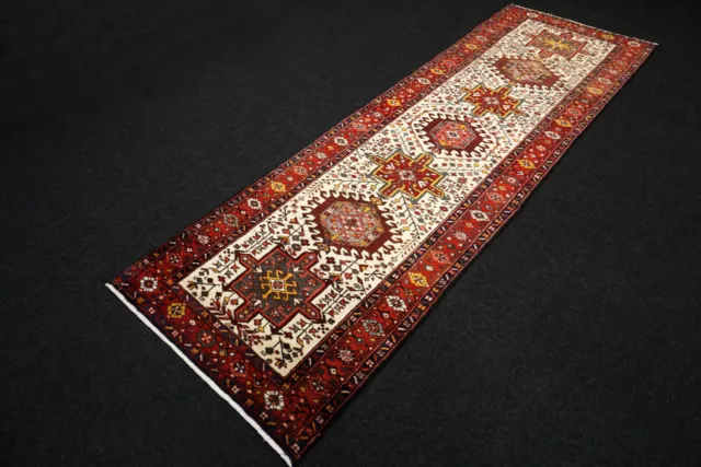 Oriente Alfombra Heriz 315 X 97CM Gharadje Beige Persa Rug 2