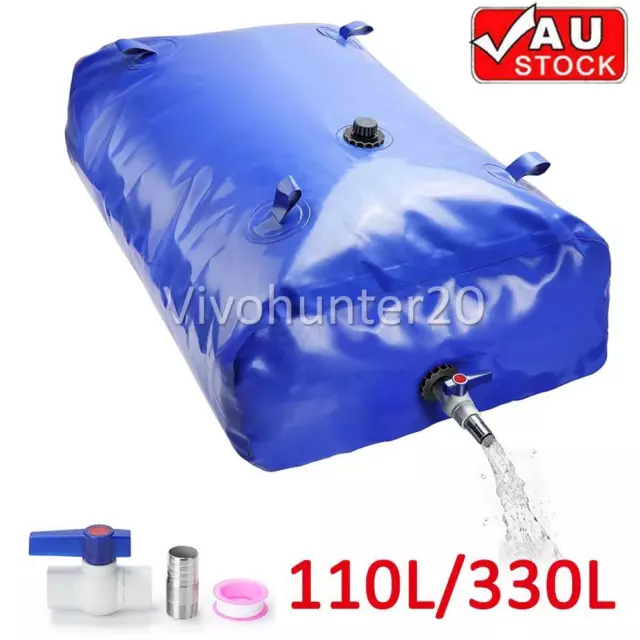 110/330L Large Water Bladder Tank Water Storage Bag For Camping Fishing Boating