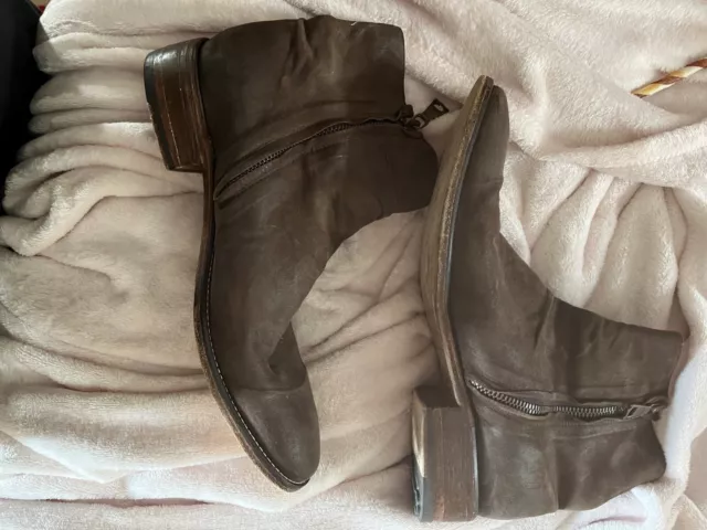 John Varvatos Sharpei zip boots sz 10