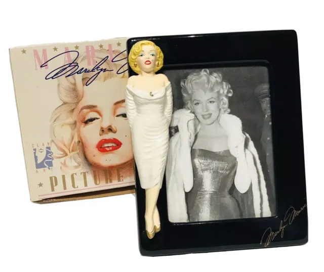 VINTAGE MARILYN MONROE Clay Art Ceramic Frame and Statue from 1988 $79. ...
