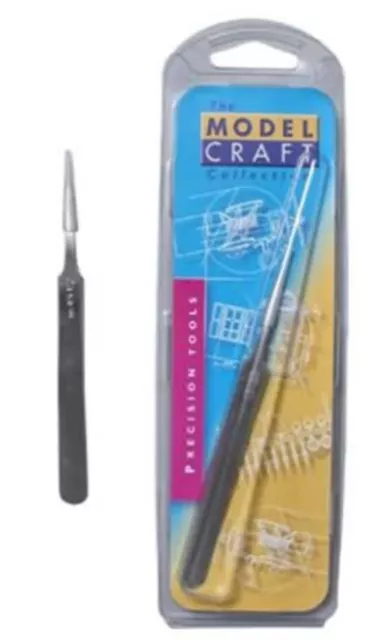 (S-PTW2185/2A) - Modelcraft - Tweezers - Stainless Steel #2A