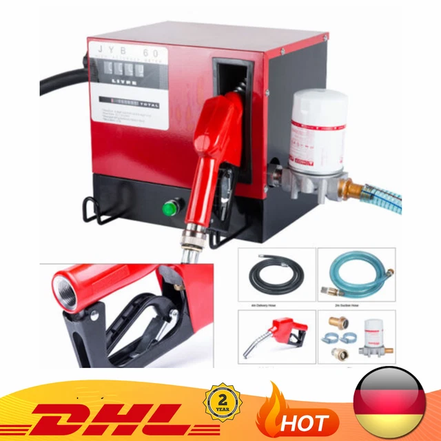 Pompa diesel contatore pistola erogatore pompa olio combustibile stazione di servizio autoadescante 60 l/min