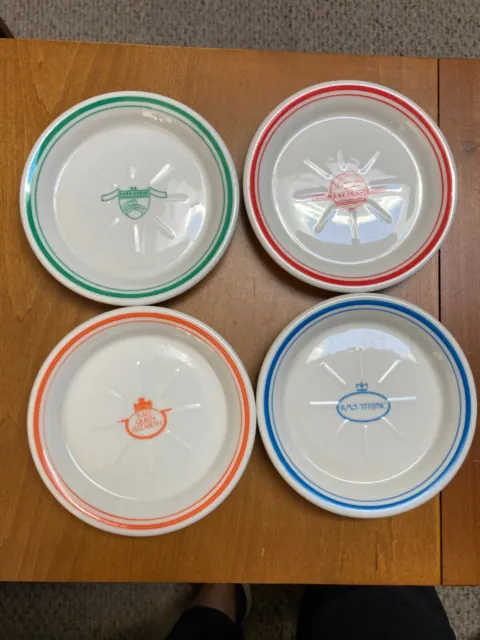 4 Premiere Classe 1978 Cruise Ship Art Deco 5" Small Plates - read below